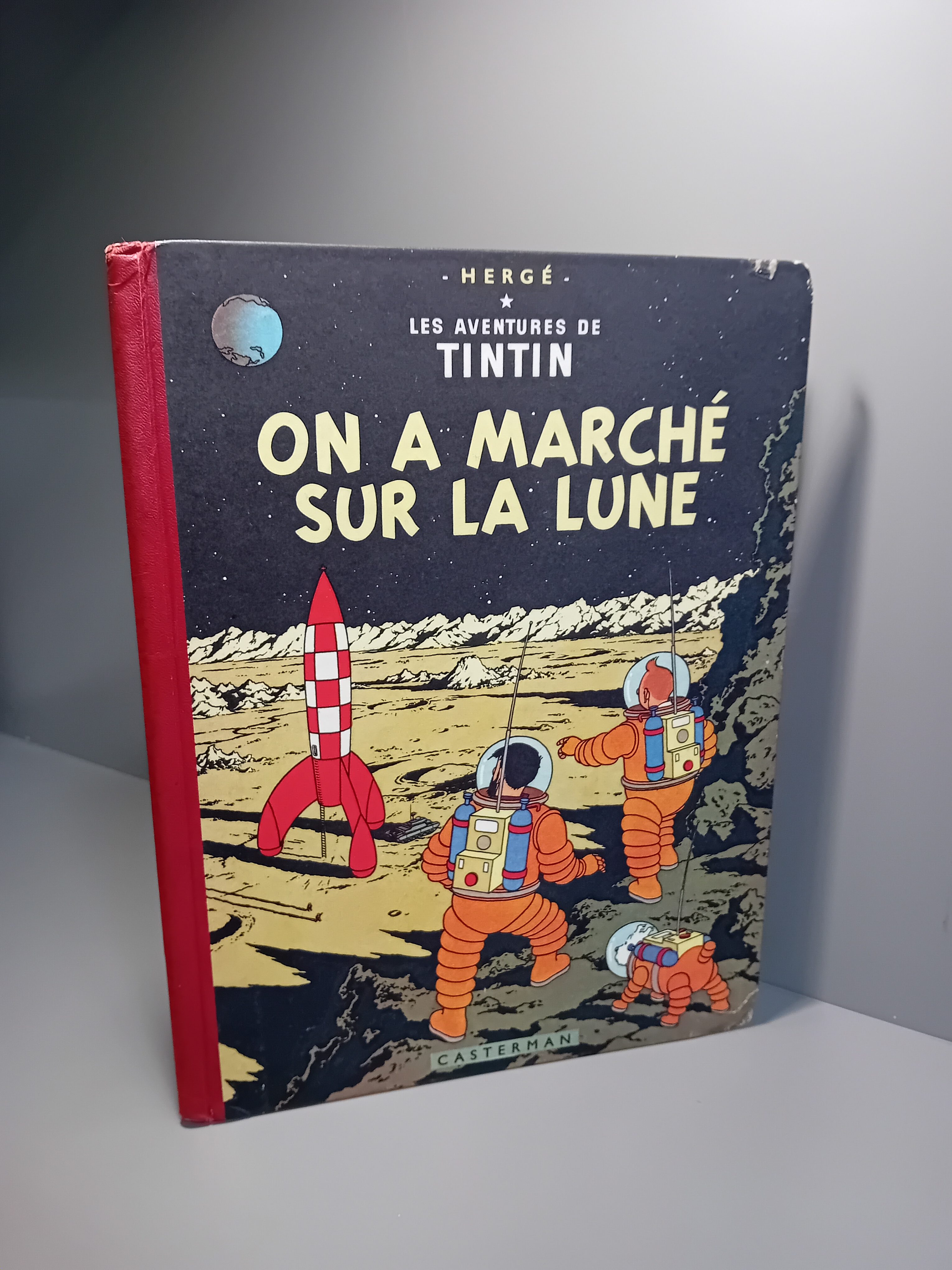 SOLD] Hergé – Tintin, On a Marché Sur La Lune – 1954 First Edition